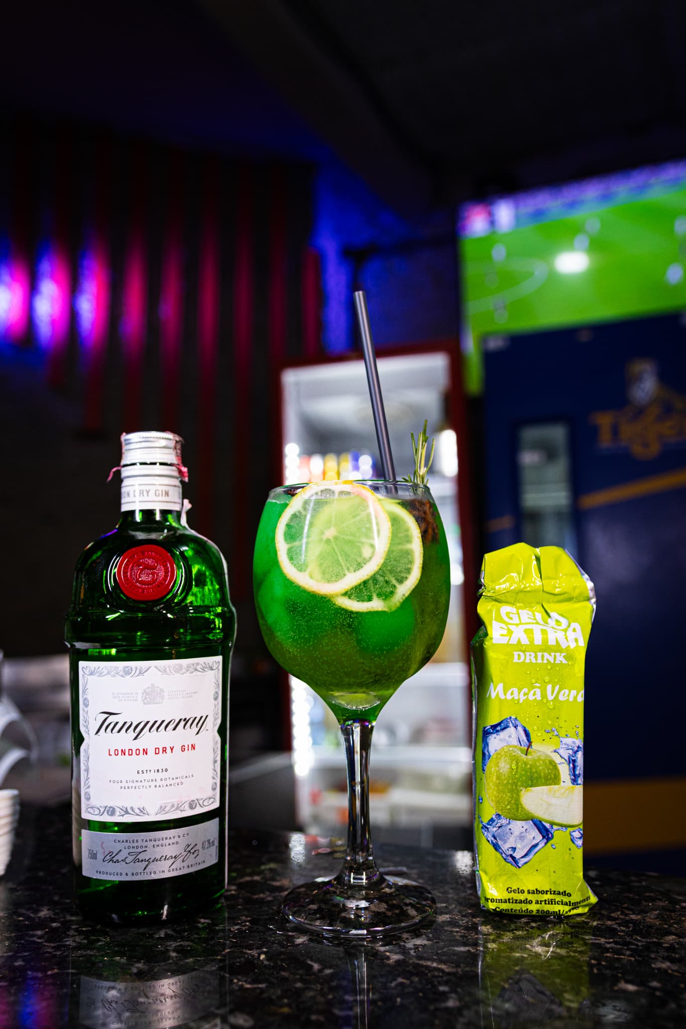 Drink - Gin com Maçã Verde
